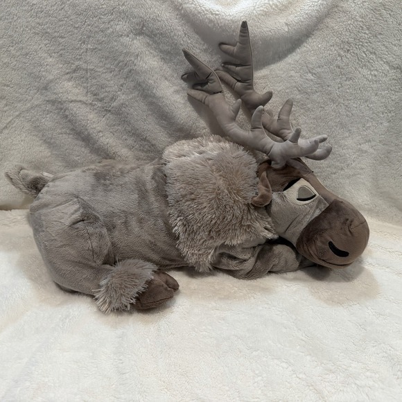 Disney Other - Disney Parks Frozen Sleeping Sven Plush Large Size Stuffed Reindeer 22" Adorbs!